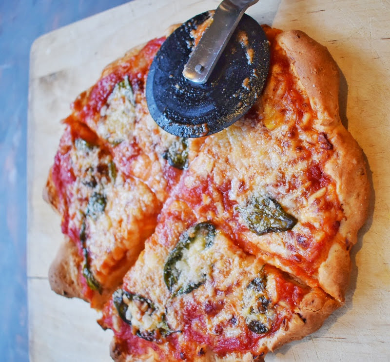 Making Margherita pizza from scratch at home Maker gardener